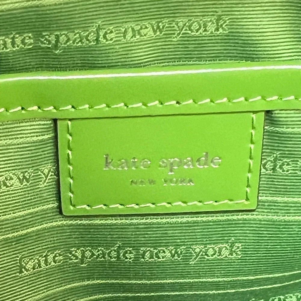Kate Spade New York Green Nylon‎ Mini Backpack Silver Hardware K4650